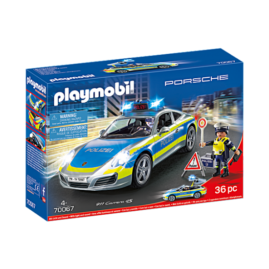 Playmobil 911 Carrera 4S Voiture de police